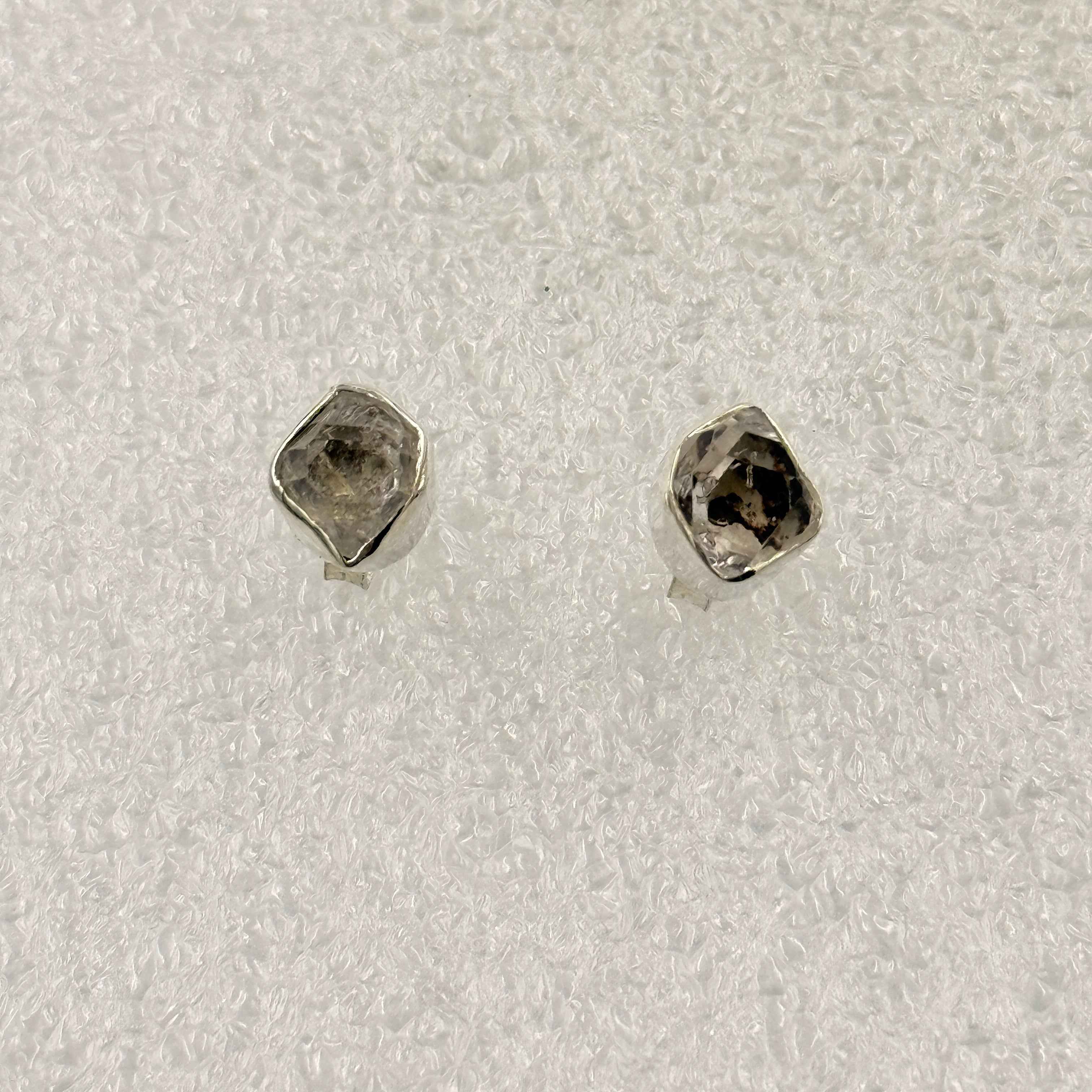 Sterling Silver Herkimer Diamond Post Earrings