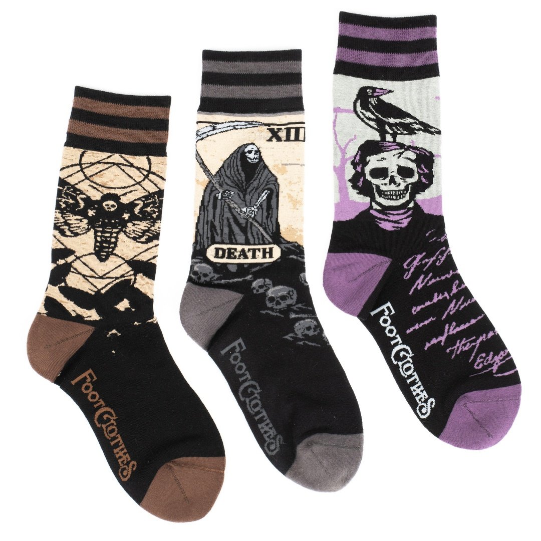 Dark Soles: Goth Crew Sock Pack | 3 Designs