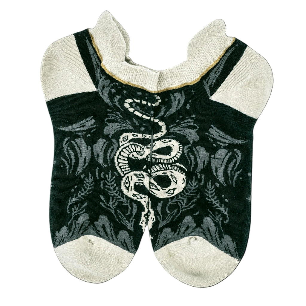 Danger Noodle Snake Ankle Socks