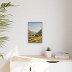 Pastoral With Wyvern - Framed Canvas
