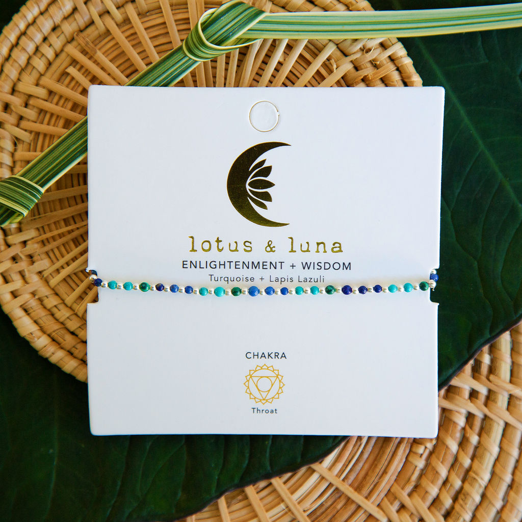 Enlightenment + Wisdom Healing 2mm Anklet