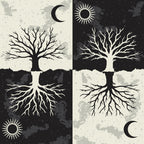 As Above So Below Tree Knee High Socks