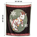 LIMITED Yule Goat Plush Blanket
