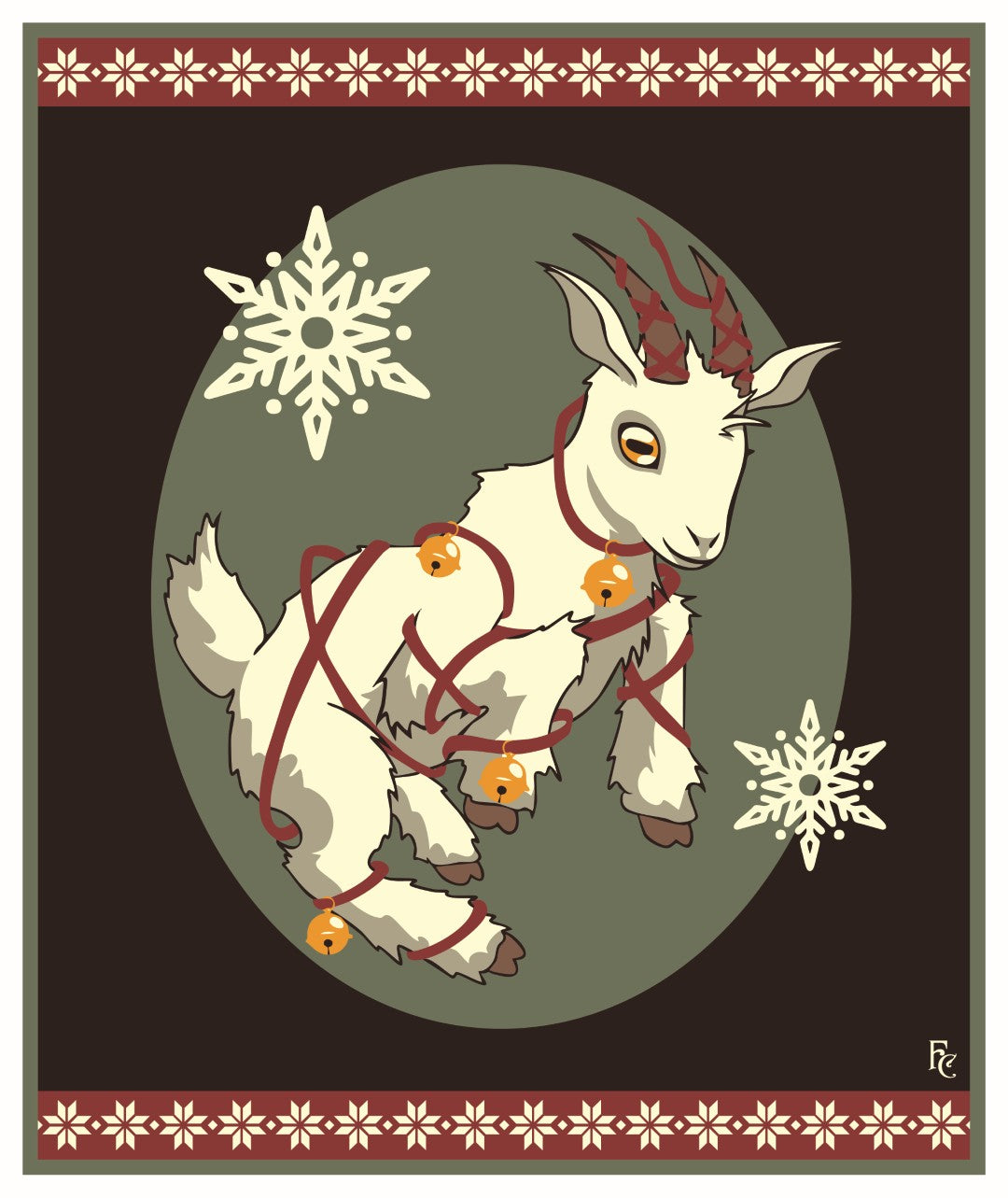 LIMITED Yule Goat Plush Blanket