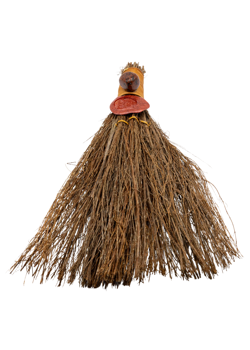 12" Mahogany Obsidian Cinnamon Witch's Broom