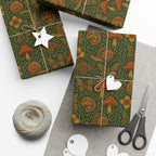 Gift Wrap Paper - Butterfly, Mushroom, Snail Design