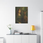 Goddess and Deer - Canvas Print