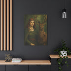 Goddess and Deer - Canvas Print