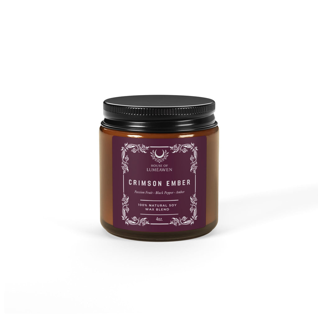 Crimson Ember - Scented Soy Candle