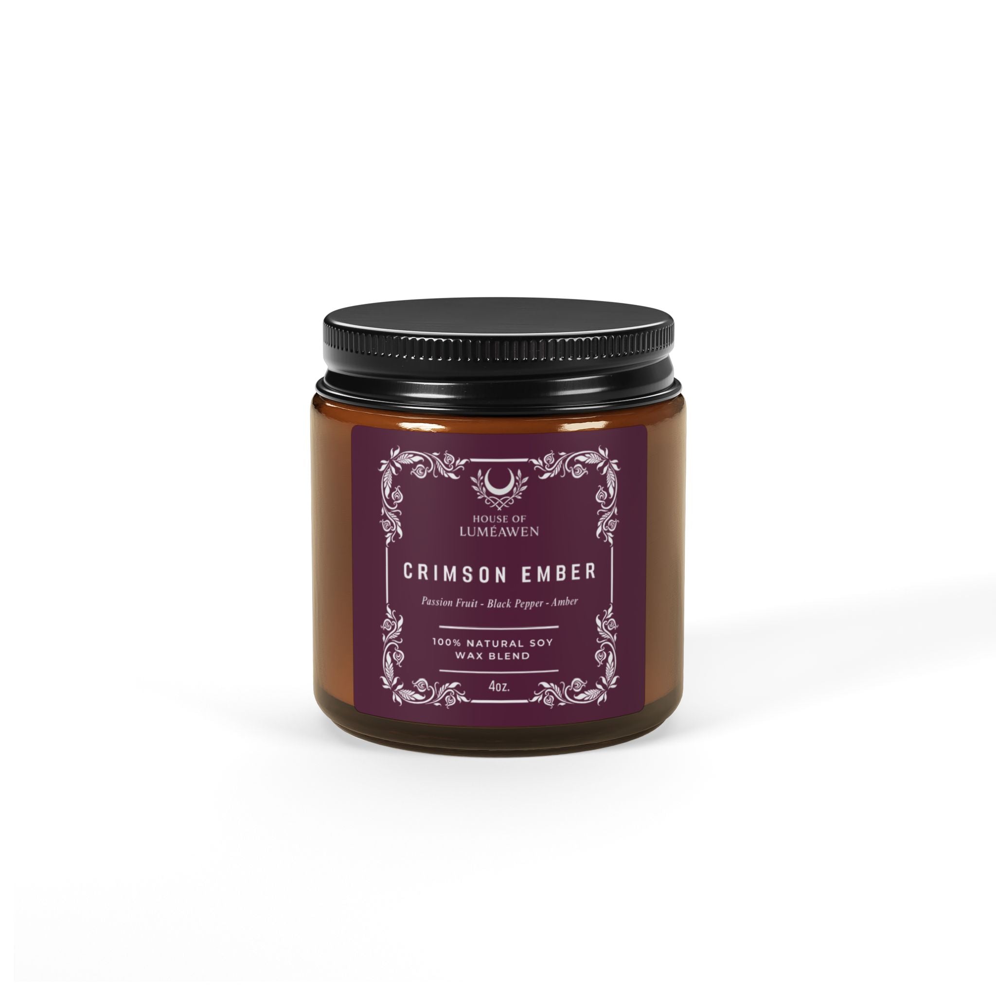 Crimson Ember - Scented Soy Candle