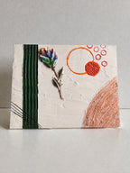 Abstract Plaster Painting 9x11 - Textured Original
