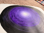Purple Ombre Painting 14x17 - Original Abstract