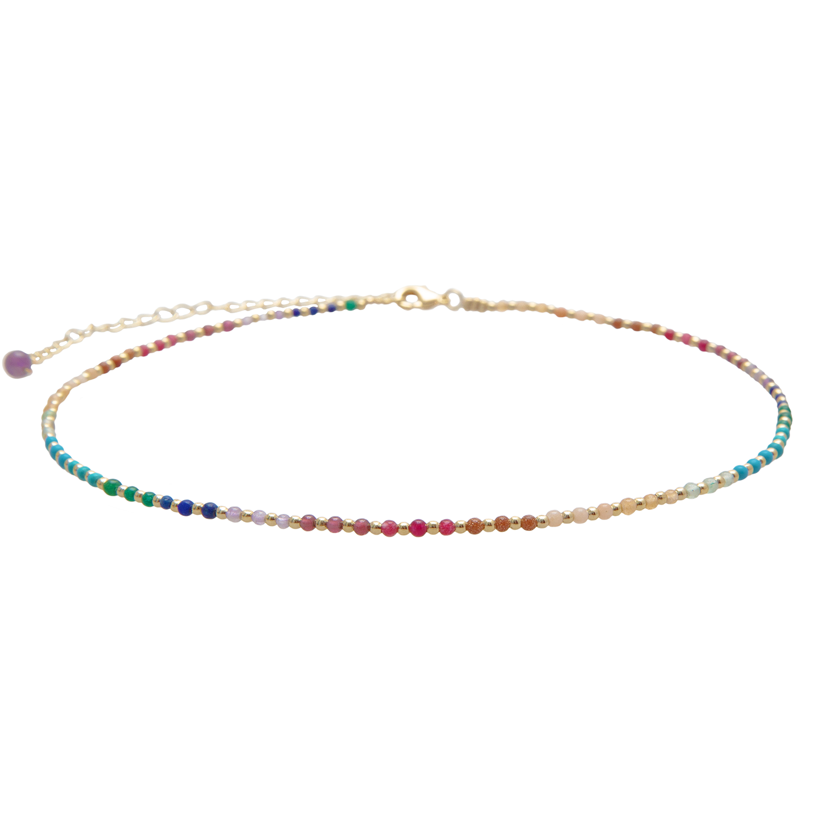 Divine Healer + Aquamarine Necklace Stack