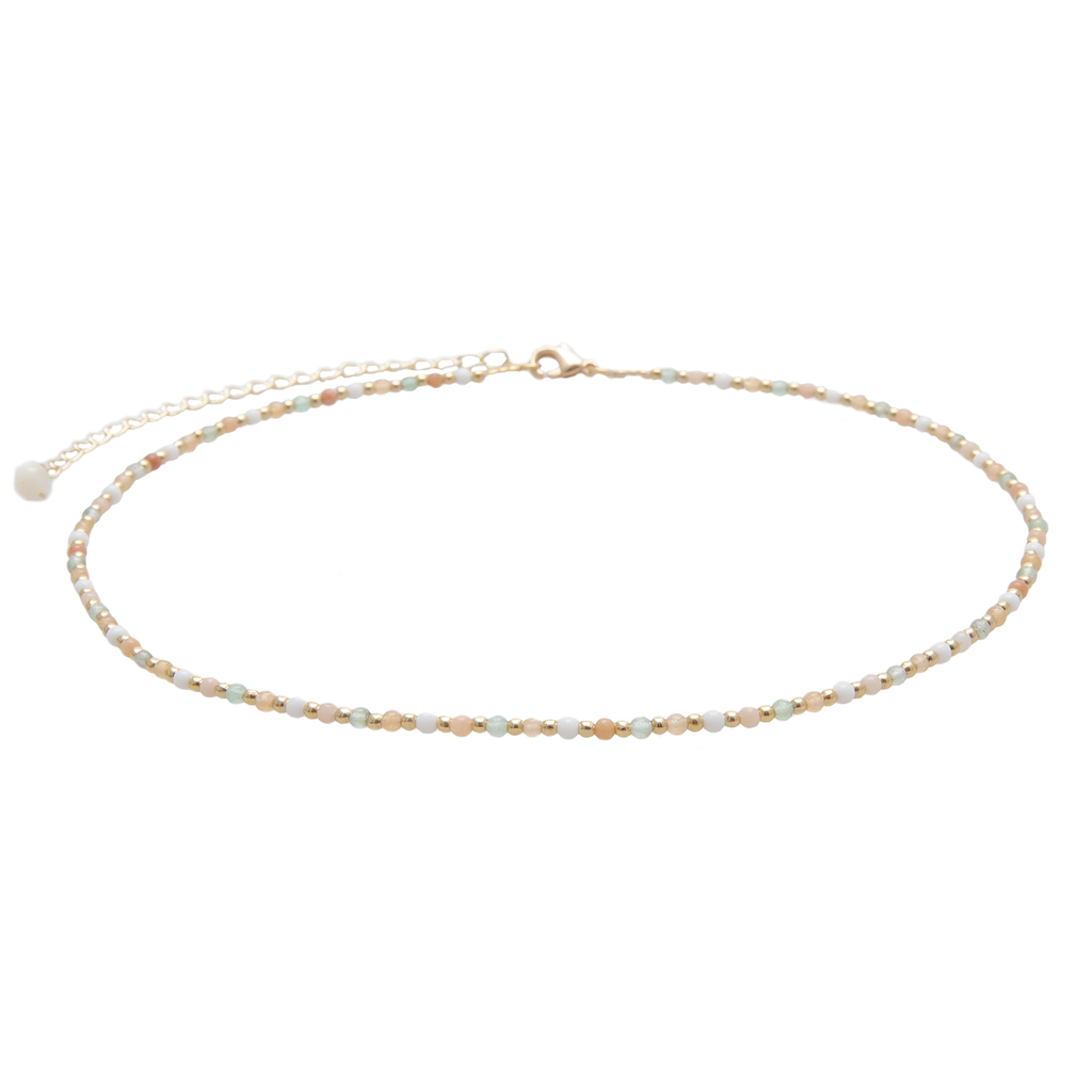 Good Fortune + Growth 2mm Necklace + Layered Bracelet Set