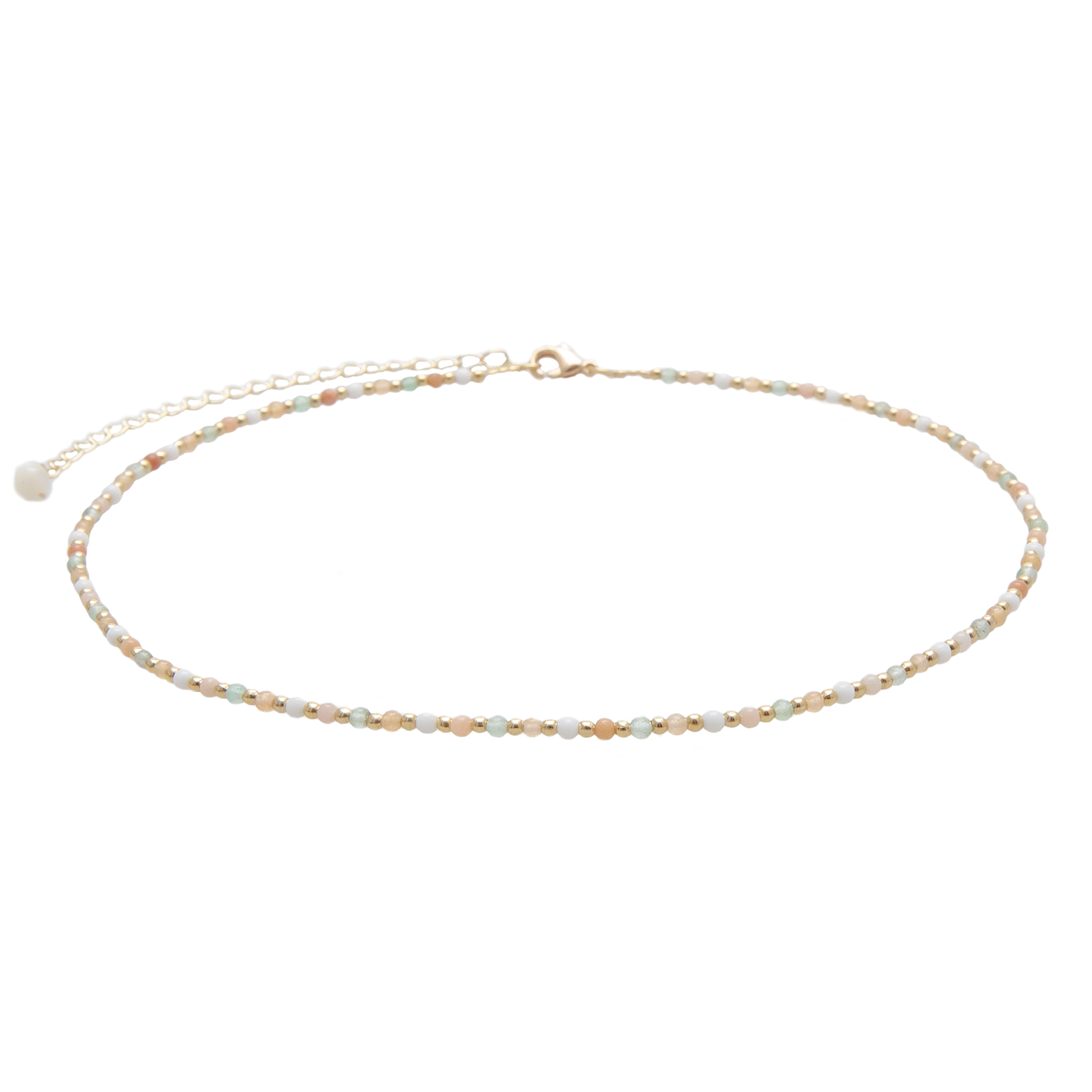 Good Fortune + Growth 2mm Necklace + Layered Bracelet Set