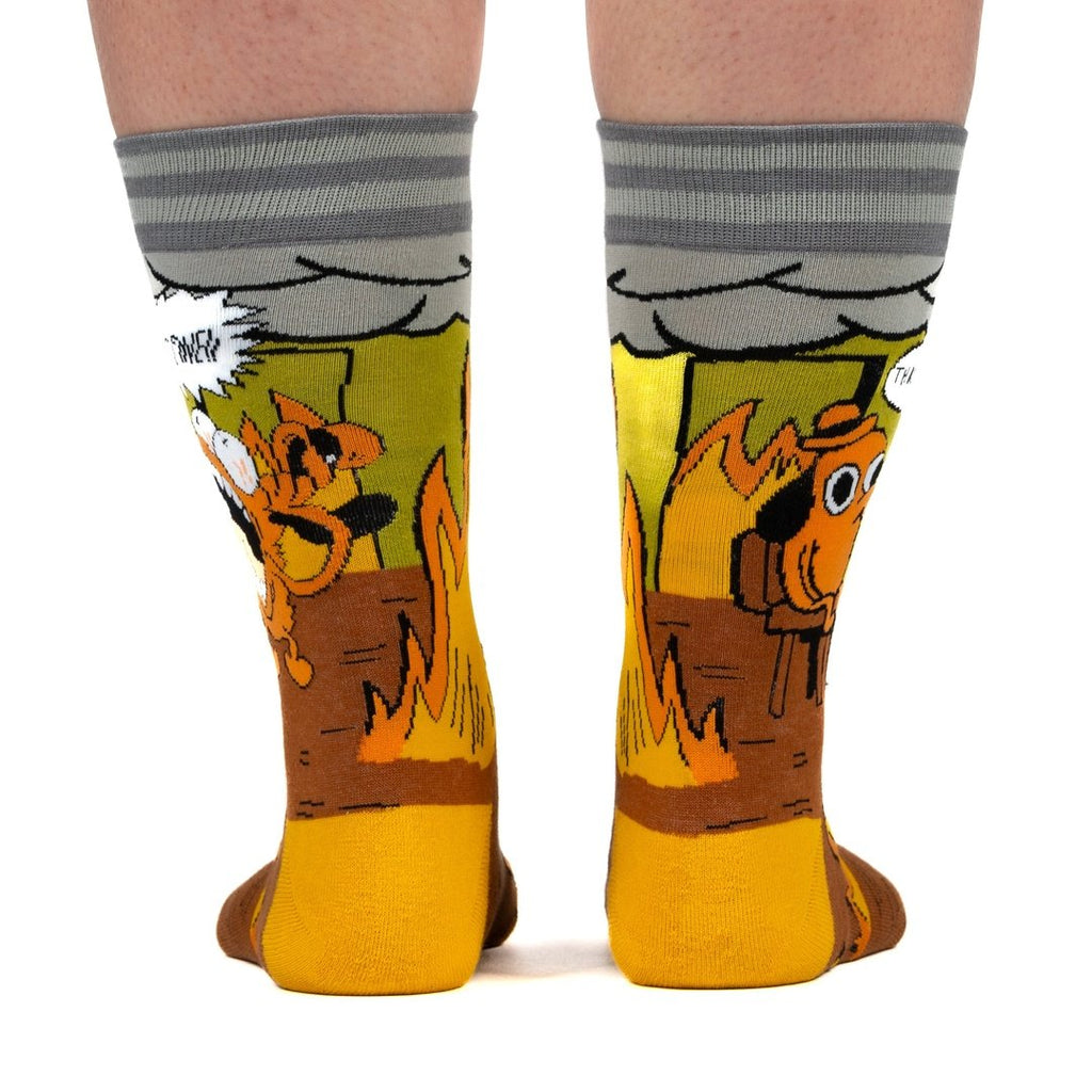 This is Fine. Also, Not Fine. Crew Socks
