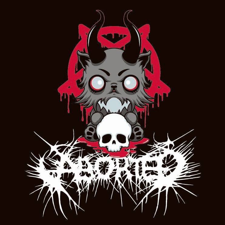 FootClothes x Aborted Death Kitty Crew Socks