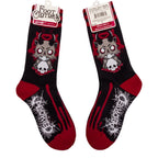 FootClothes x Aborted Death Kitty Crew Socks