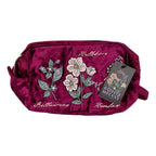 Baneful Botany Velvet Cosmetic Bag