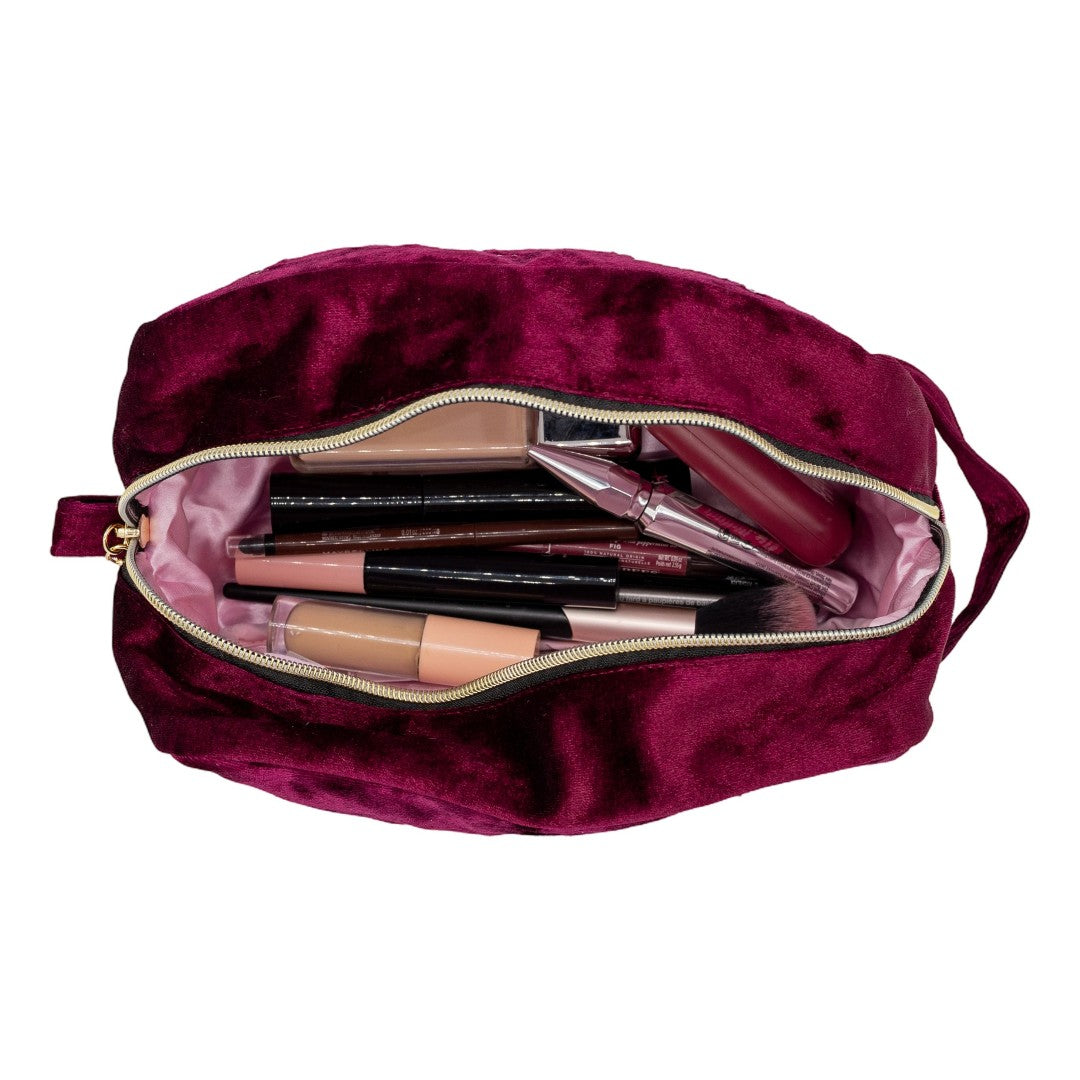 Baneful Botany Velvet Cosmetic Bag