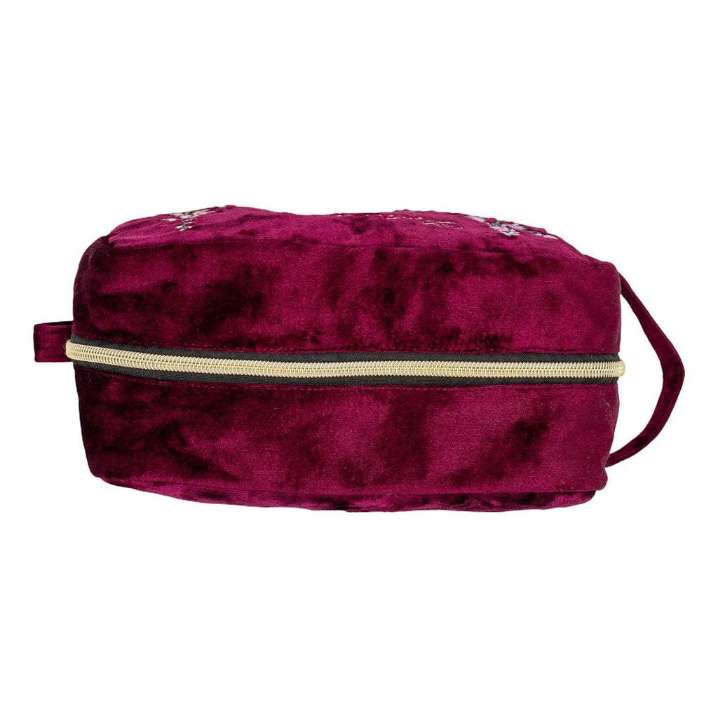 Baneful Botany Velvet Cosmetic Bag