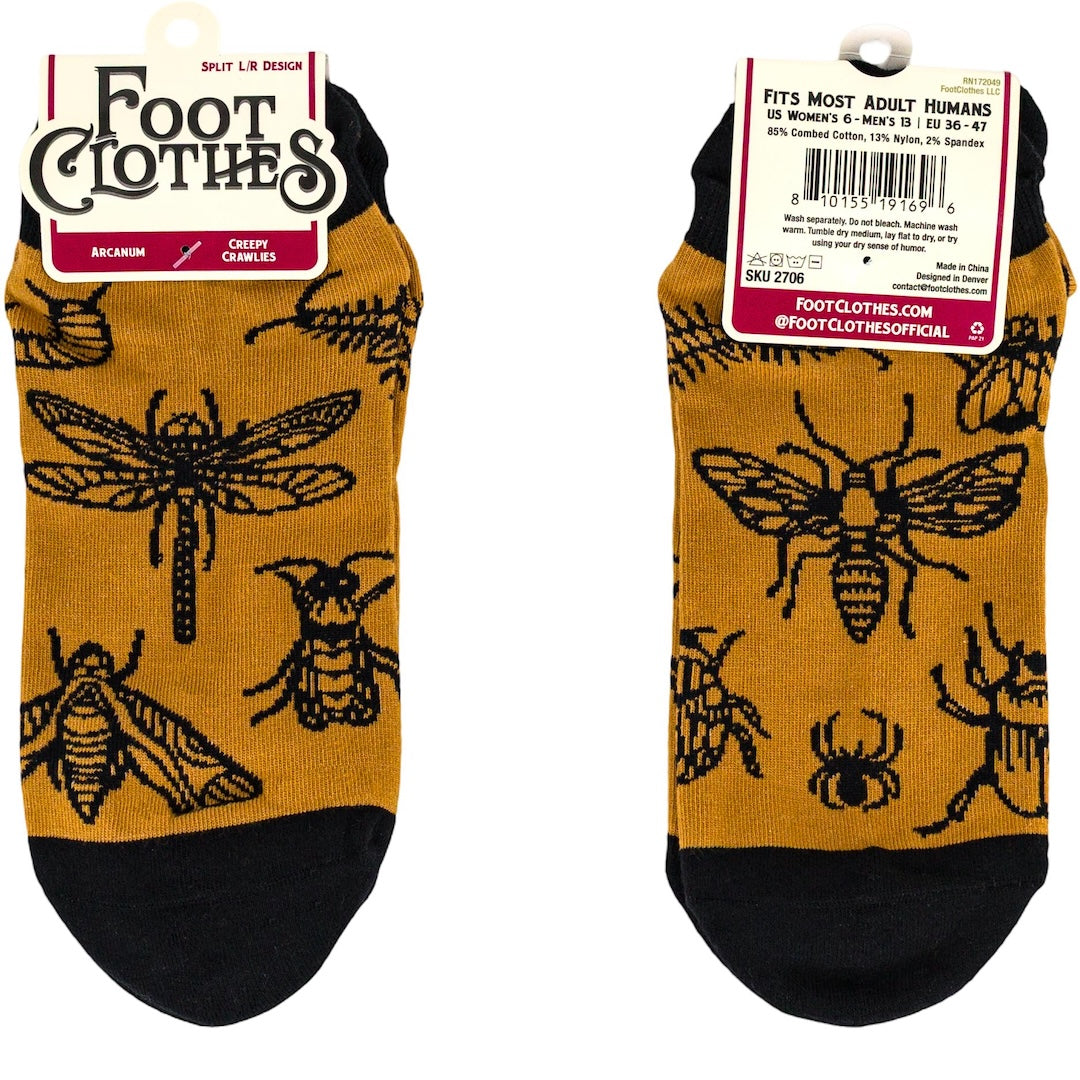 Creepy Crawlies Ankle Socks