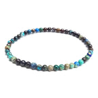 Chrysocolla Round Bead Bracelet - The Peace Stone