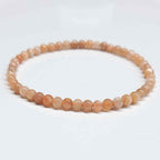 Moonstone Round Bead Bracelet - The Traveler's Stone