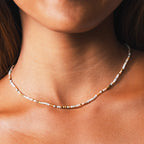 Peacemaker 2mm Metal Accent Healing Necklace