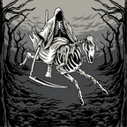 Death on a Pale Horse Crew Socks