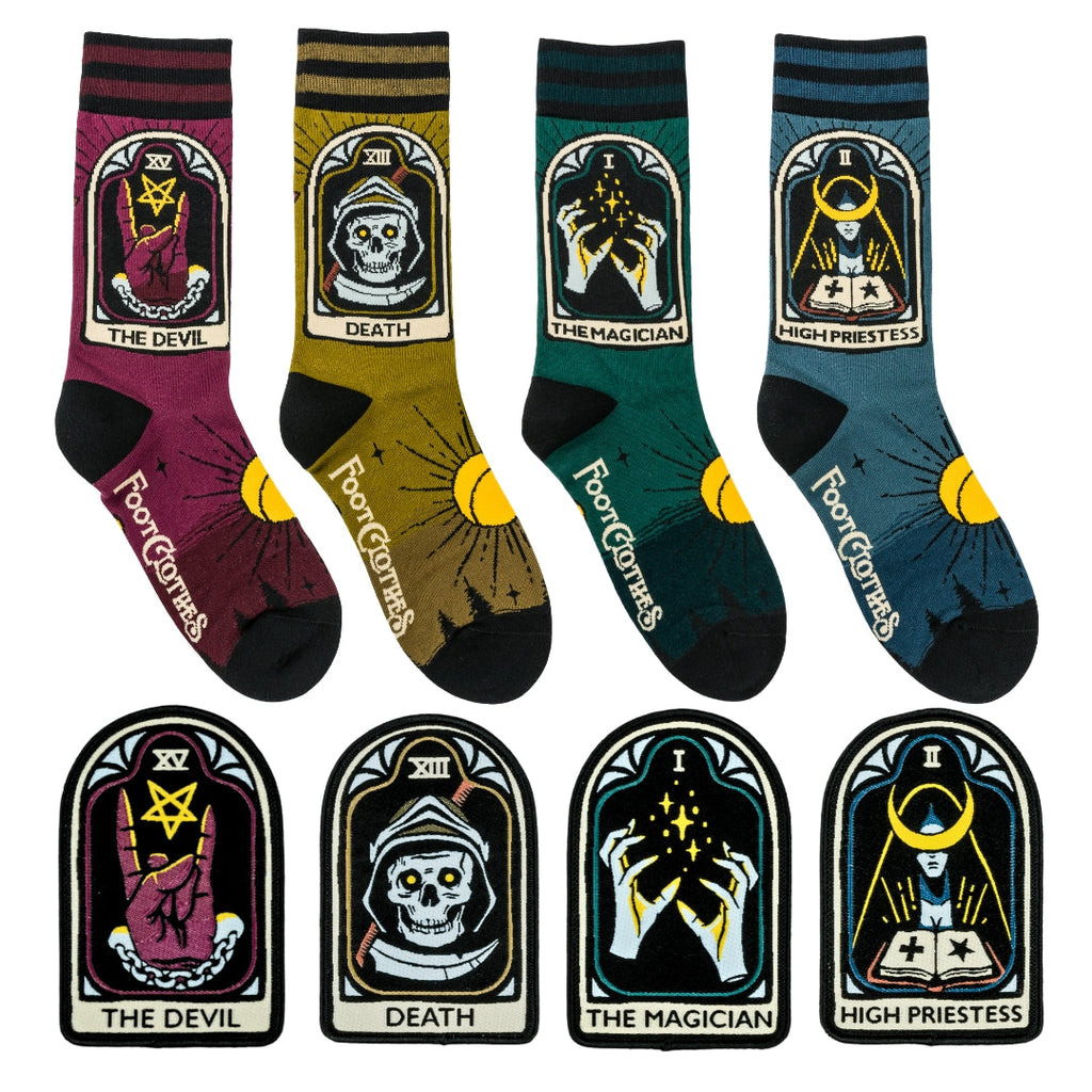 LIMITED Tarot Nouveau Sock and Patch Pack | 4 Designs