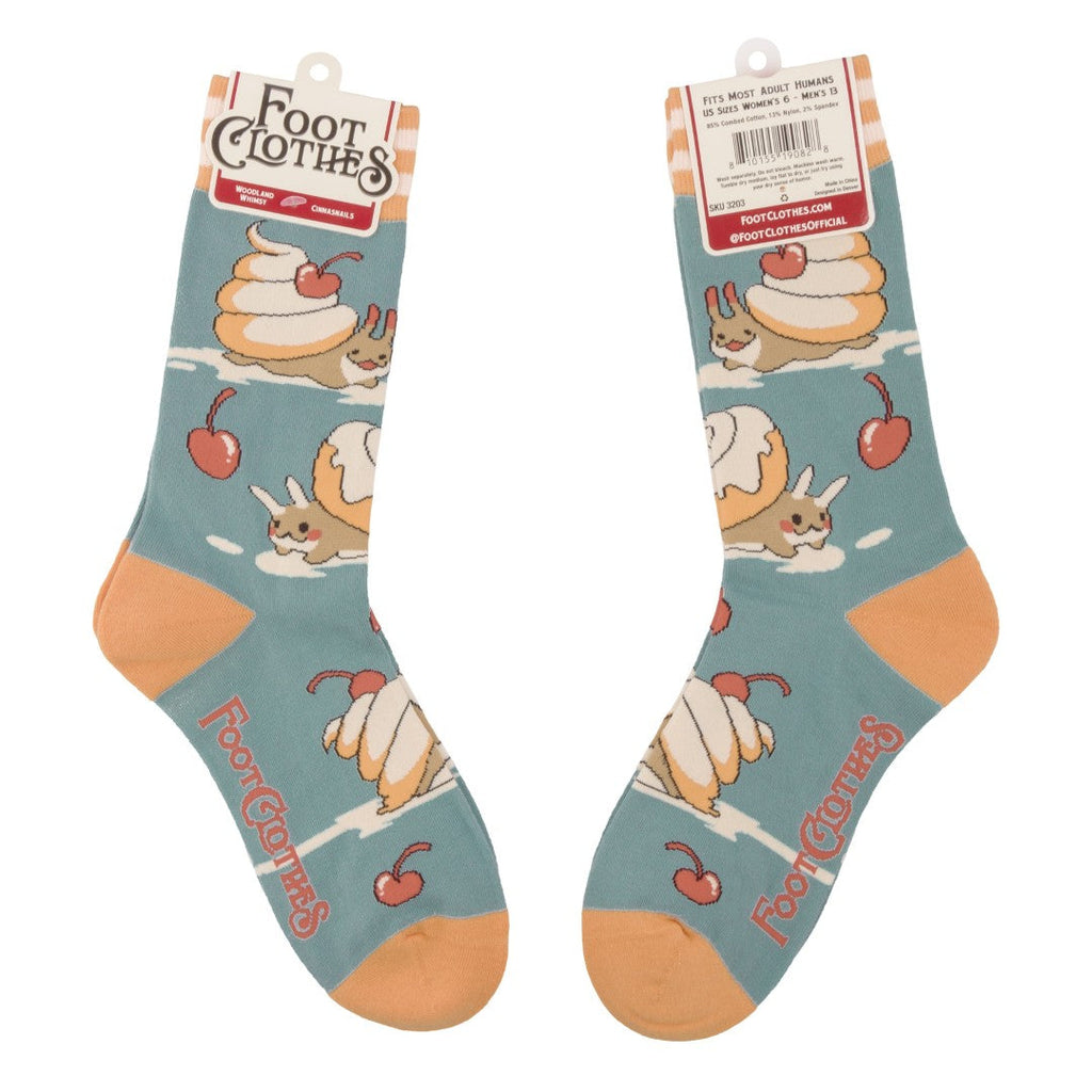 Cinnasnails Crew Socks