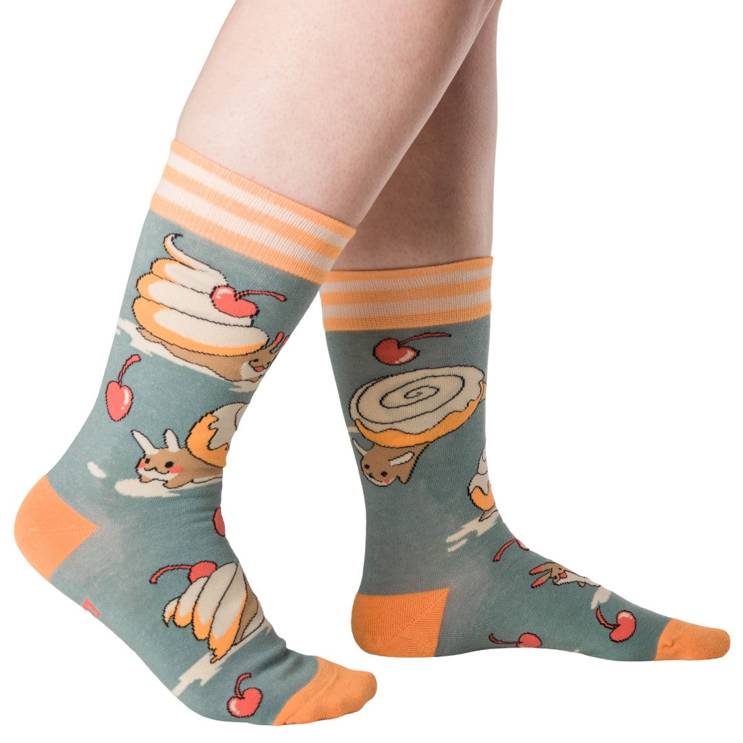 Cinnasnails Crew Socks