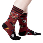 Vampire Donut Crew Socks