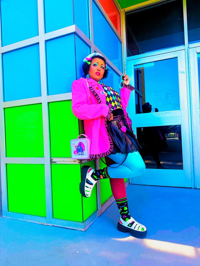 Tiny Trinkets UV Reactive Crew Socks