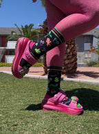 Tiny Trinkets UV Reactive Crew Socks