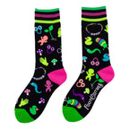 Tiny Trinkets UV Reactive Crew Socks