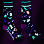 Tiny Trinkets UV Reactive Crew Socks