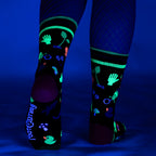 Tiny Trinkets UV Reactive Crew Socks