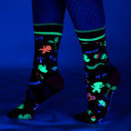Tiny Trinkets UV Reactive Crew Socks