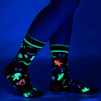 Tiny Trinkets UV Reactive Crew Socks