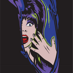 Elvira Unpleasant Dreemz Crew Socks