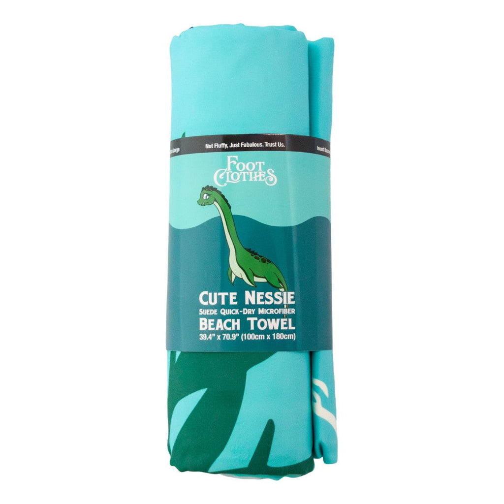 LIMITED Cute Nessie Quick Dry Suede Beach Towel