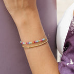 Lucky Charm 3mm Metal Accent Bracelet