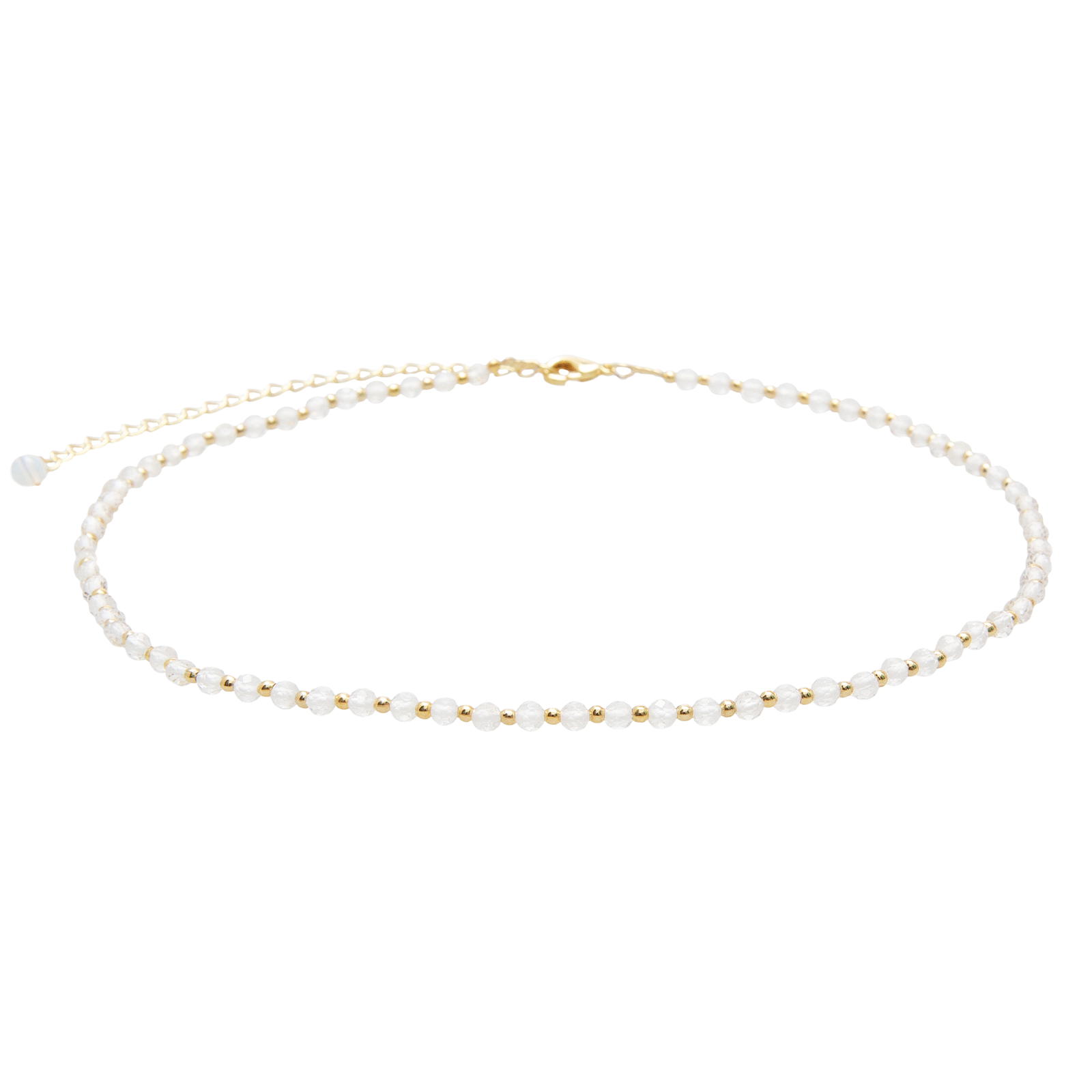 Moon Dancer 3mm Healing + Moonstone Necklace Stack
