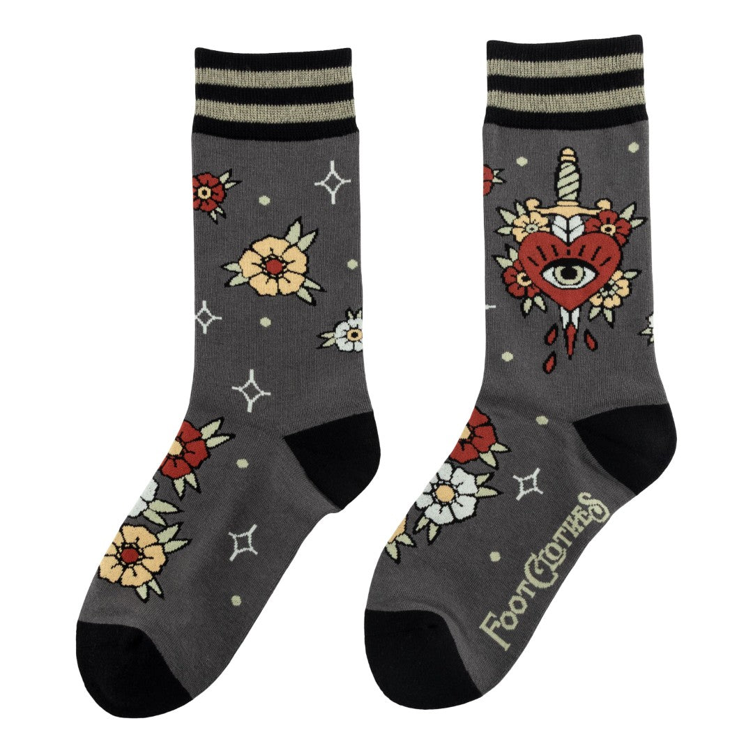 Love Hurts Crew Socks