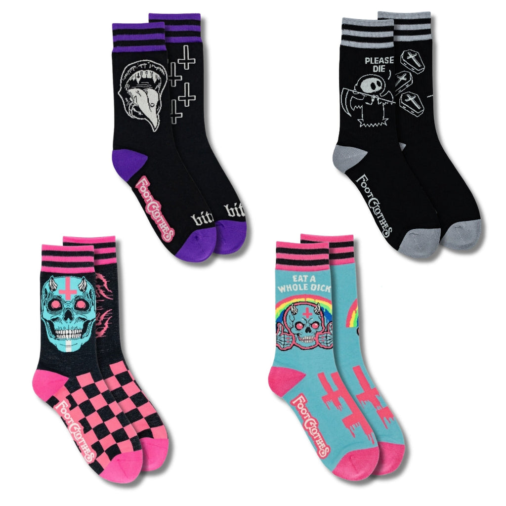 XRAEART Crew Sock Pack | 4 Designs