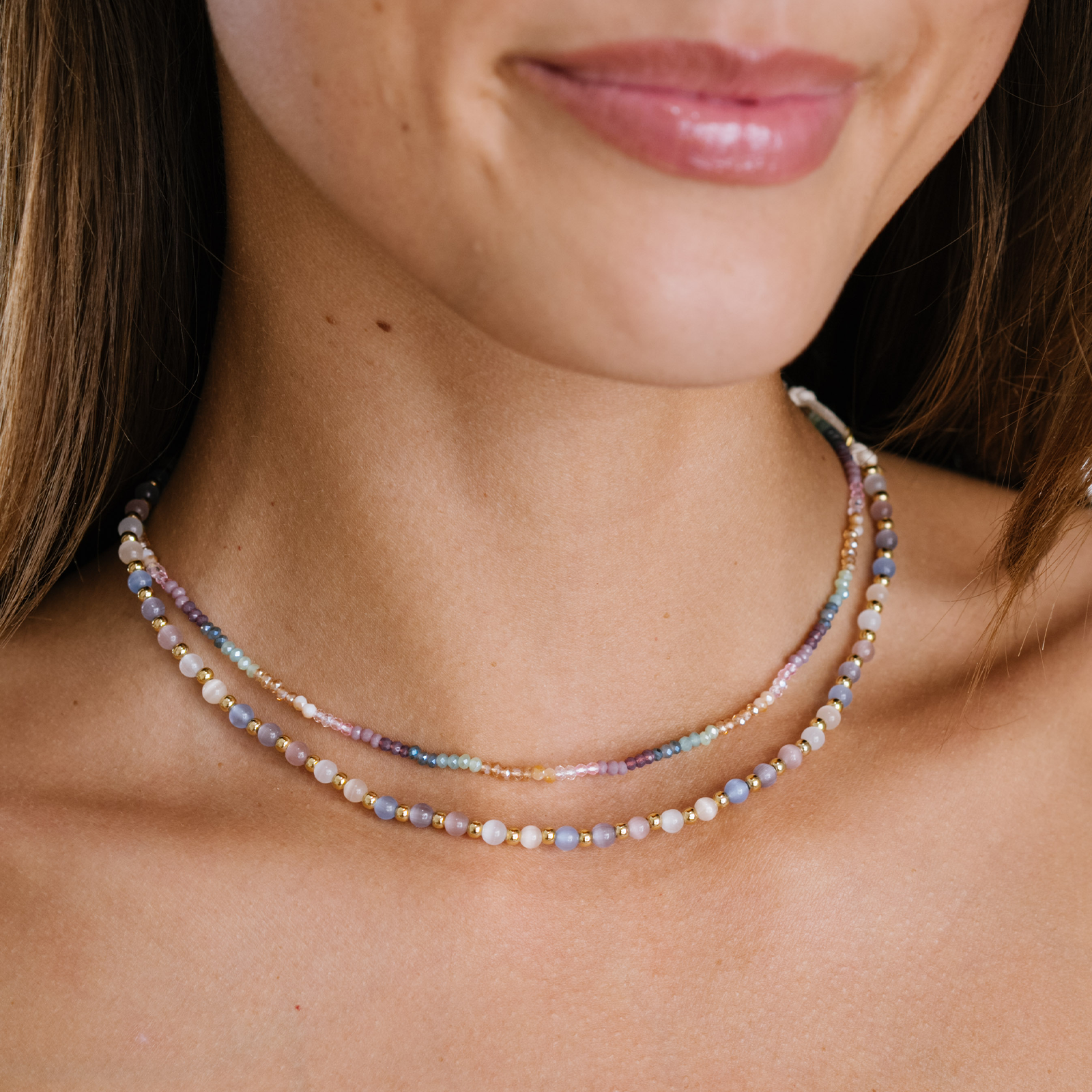 Optimism 4mm Metal Accent Necklace