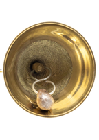4" Brass Triple Moon Altar Bell