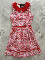 Berry Cherry Collared Dress - Medium only, 1 left!
